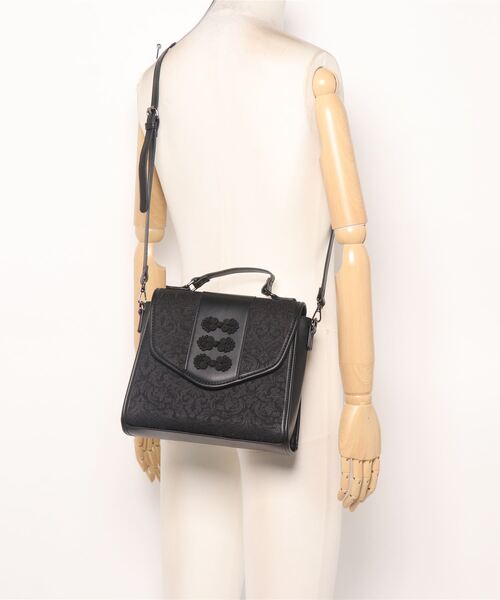 axes femme POETIQUE チャイナ釦デザインバッグ axes femme POETIQUE（アクシーズファムポエティック）の「チャイナ釦