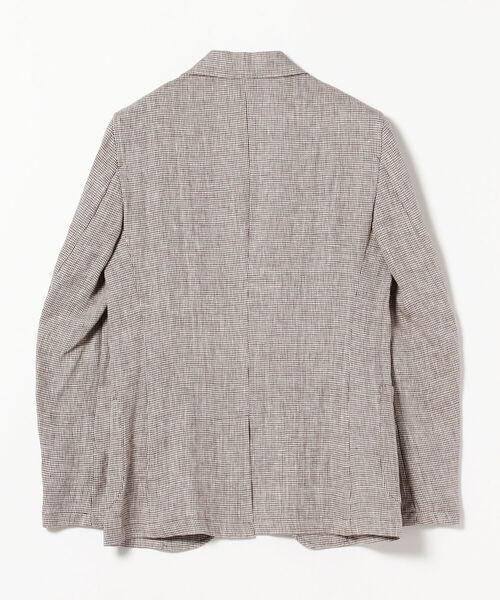 GIANNETTO / リネン ハウンドトゥース ジャケット（その他アウター