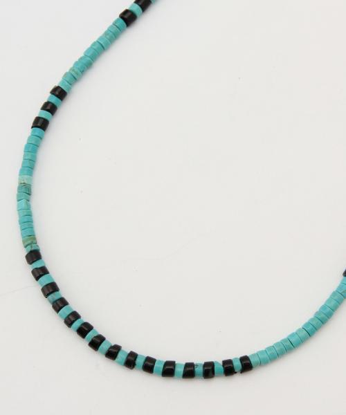 BEAMS BOY（ビームスボーイ）の「BEAMS BOY / ターコイズ HEISHI ネックレス（ネックレス・レディース・ロイヤルブルー・ONE SIZE）」の5枚目の写真
