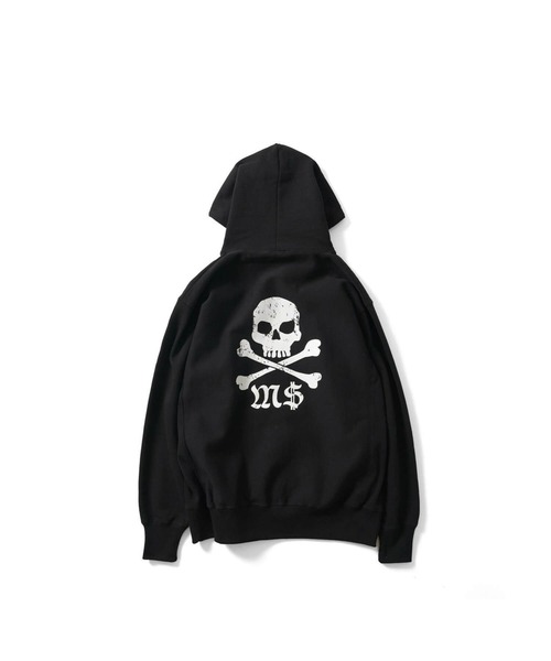 極美品◾️MFCパーカーMS SKULL HOODIE ネイビーXL MFC STORE（エムエフシーストア）の「MFC STORE MS SKULL HOODIE