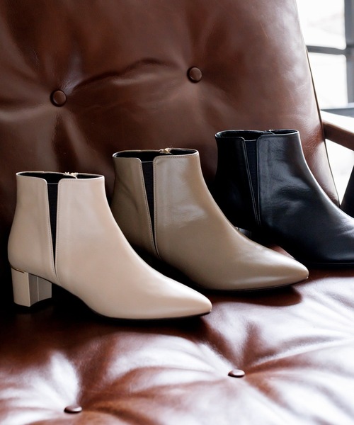 卑弥呼(ヒミコ)の「【Made in Japan】【撥水】Vラインサイドゴアブーツ/623404(ブーツ・レディース・ブラック/ベージュ/グレー・21.5cm/23.0cm/22.0cm/25.0cm/24.0cm/22.5cm/24.5cm/25.5cm/23.5cm/26.0cm)」の21枚目の写真