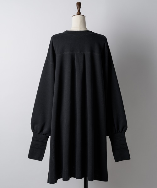 LA BELLE ETUDE(ラベルエチュード)の「ニット×カットソーVネックトップス(Tシャツ/カットソー・レディース・ブラック・FREE)」の9枚目の写真
