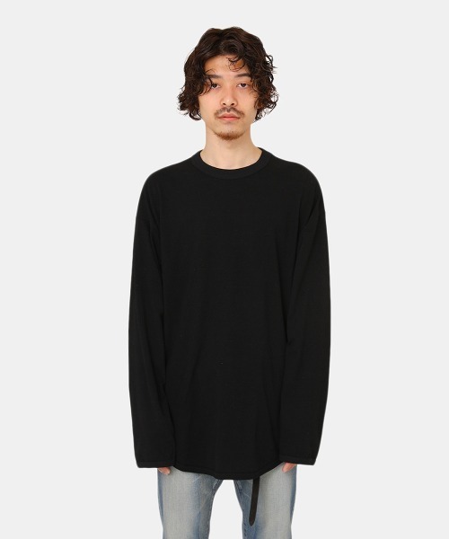 marka（マーカ）の「marka / マーカ：RINGER BASE BALL TEE L/S - organic cotton knit -：M22D-01CS01C[COR]（Tシャツ/カットソー・メンズ・ブラック/ベージュ/グリーン・1/2/3）」の21枚目の写真
