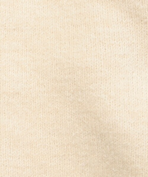 coen（コーエン）の「[洗える]もちふわ2WAYニットカーディガン/プルオーバー（カーディガン/ボレロ・キッズ・ターコイズブルー/オフホワイト・110/150/130）」の5枚目の写真