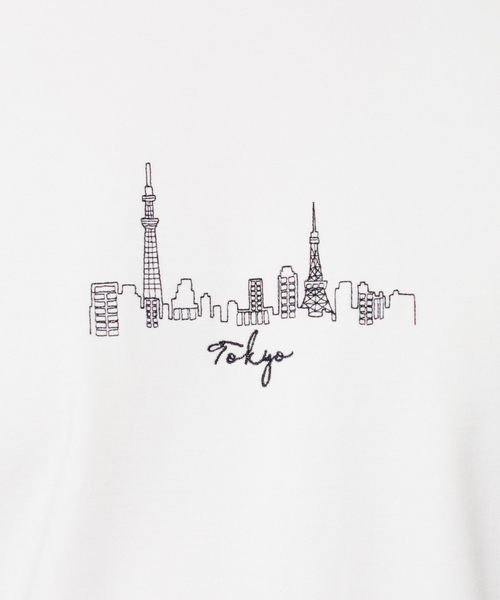 ABAHOUSE GRAY(アバハウスグレイ)の「【CITY】刺繍 ポンチ 半袖 Tシャツ(Tシャツ/カットソー・メンズ・ホワイト/チャコールグレー/ブラック/グレイッシュブルー・46/48)」の19枚目の写真