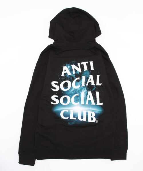 ANTI SOCIAL SOCIAL CLUB（アンチソーシャルソーシャルクラブ）の「【8】【it】【ANTI SOCIAL SOCIAL CLUB】HOODIE A（パーカー・レディース・ブラック・MEDIUM/X-LARGE/LARGE）」の2枚目の写真