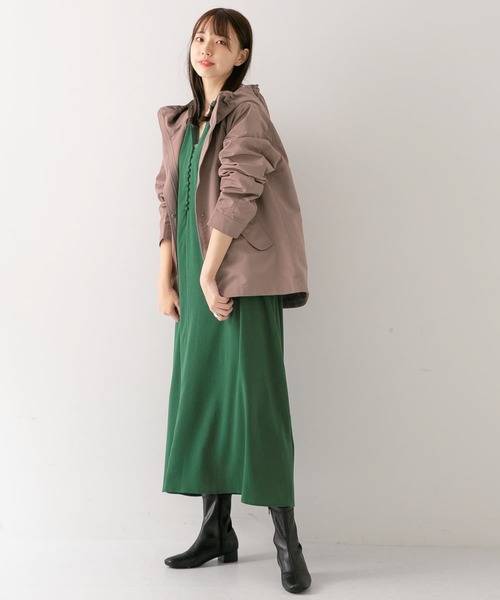 ITEMS URBANRESEARCH（アイテムズ アーバンリサーチ）の「マウンテンパーカー（マウンテンパーカー・レディース・ライトベージュ/チャコールグレー/モカ・MEDIUM/SMALL）」の6枚目の写真