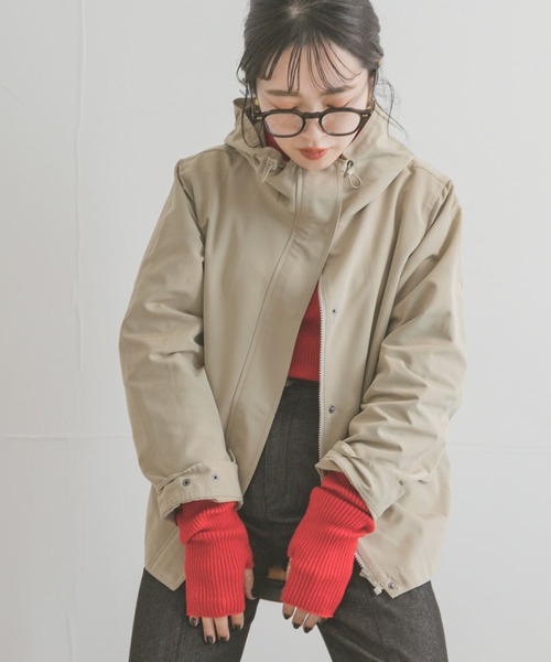 ITEMS URBANRESEARCH（アイテムズ アーバンリサーチ）の「マウンテンパーカー（マウンテンパーカー・レディース・ライトベージュ/チャコールグレー/モカ・MEDIUM/SMALL）」の7枚目の写真