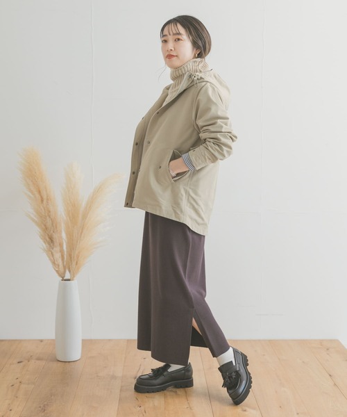ITEMS URBANRESEARCH（アイテムズ アーバンリサーチ）の「マウンテンパーカー（マウンテンパーカー・レディース・ライトベージュ/チャコールグレー/モカ・MEDIUM/SMALL）」の20枚目の写真