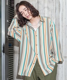 WEGO/総柄BIGシャツ