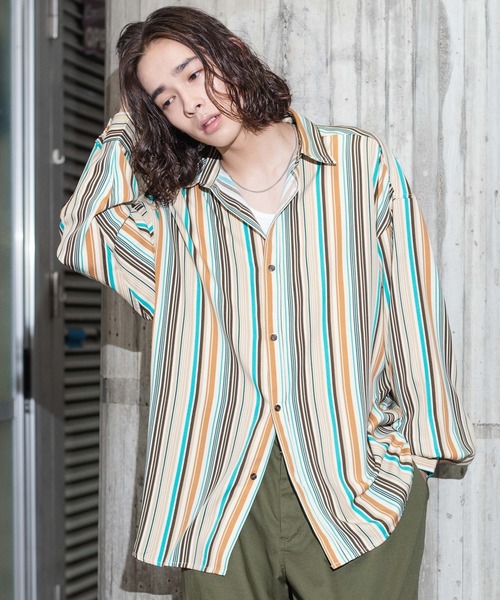 WEGO(ウィゴー)の「WEGO/総柄BIGシャツ(シャツ/ブラウス・メンズ・その他1/その他5/その他2/その他4/その他3・LARGE/MEDIUM)」の1枚目の写真