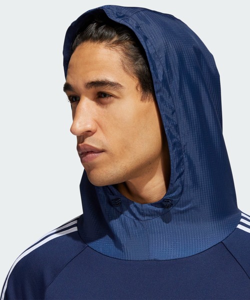 adidas Golf(アディダスゴルフ)の「COLD. RDY 保温 長袖プルオーバーフーディー【adidas Golf/アディダスゴルフ】(パーカー・メンズ・ホワイト/ネイビー/ダークグリーン/ブラック・MEDIUM/X-LARGE/XX-LARGE/SMALL/LARGE)」の12枚目の写真