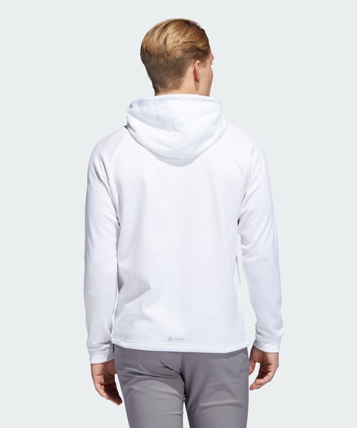 adidas Golf(アディダスゴルフ)の「COLD. RDY 保温 長袖プルオーバーフーディー【adidas Golf/アディダスゴルフ】(パーカー・メンズ・ホワイト/ネイビー/ダークグリーン/ブラック・MEDIUM/X-LARGE/XX-LARGE/SMALL/LARGE)」の18枚目の写真