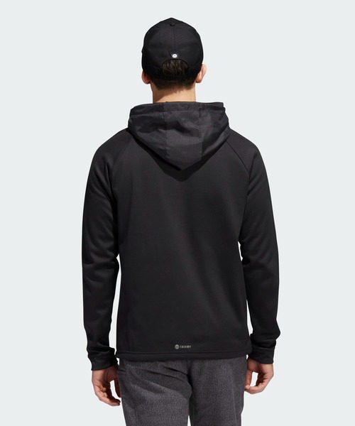 adidas Golf(アディダスゴルフ)の「COLD. RDY 保温 長袖プルオーバーフーディー【adidas Golf/アディダスゴルフ】(パーカー・メンズ・ホワイト/ネイビー/ダークグリーン/ブラック・MEDIUM/X-LARGE/XX-LARGE/SMALL/LARGE)」の10枚目の写真