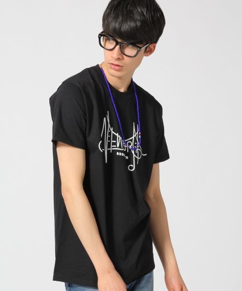 FRUIT OF THE LOOM（フルーツオブザルーム）の「【FRUIT OF THE LOOM/フルーツオブザルーム】別注ロゴプリントTシャツ/563391（Tシャツ/カットソー・メンズ・ホワイト/グレー/その他/ブラック/ネイビー/オフホワイト・LARGE/MEDIUM）」の4枚目の写真