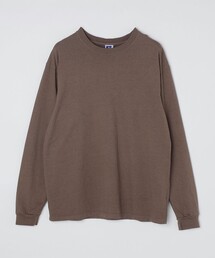 *【SHIPS別注】RUSSELL ATHLETIC: ガーメントダイ ロングスリーブ Tシャツ (ロンT)