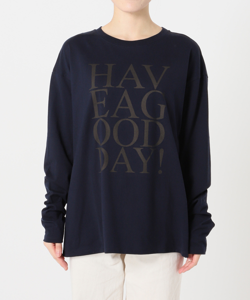 FRAMeWORK(フレームワーク)の「ロゴTシャツ(Tシャツ/カットソー・レディース・ホワイト/ネイビー・FREE)」の17枚目の写真