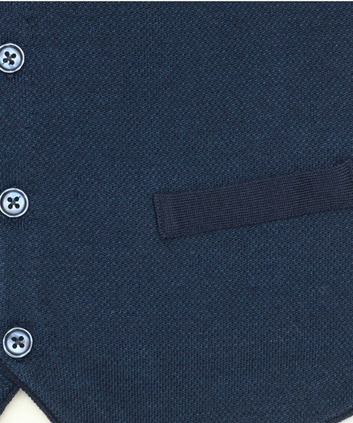 TOKYO SHIRTS（トウキョウシャツ）の「ジャガード ニットジレ（ベスト・メンズ・チャコールグレー/ネイビー・LL/M/L/XL）」の12枚目の写真