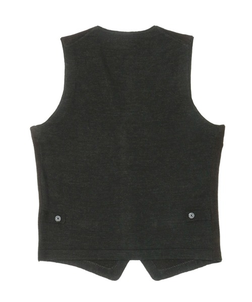 TOKYO SHIRTS（トウキョウシャツ）の「ジャガード ニットジレ（ベスト・メンズ・チャコールグレー/ネイビー・LL/M/L/XL）」の7枚目の写真