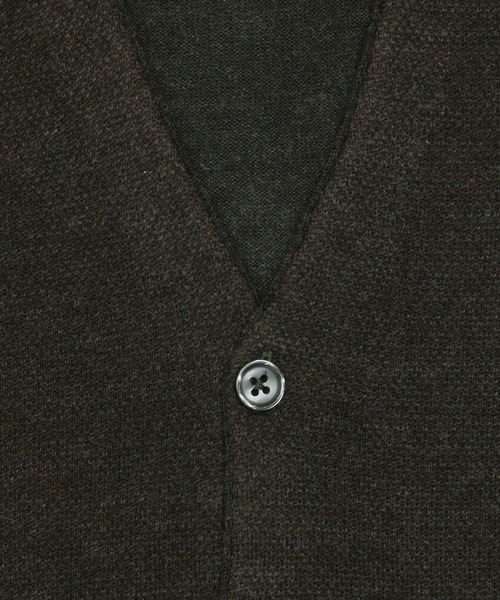 TOKYO SHIRTS（トウキョウシャツ）の「ジャガード ニットジレ（ベスト・メンズ・チャコールグレー/ネイビー・LL/M/L/XL）」の8枚目の写真
