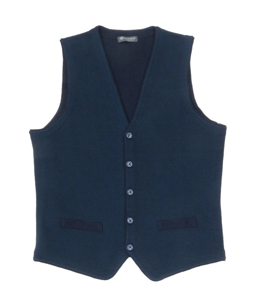 TOKYO SHIRTS（トウキョウシャツ）の「ジャガード ニットジレ（ベスト・メンズ・チャコールグレー/ネイビー・LL/M/L/XL）」の6枚目の写真