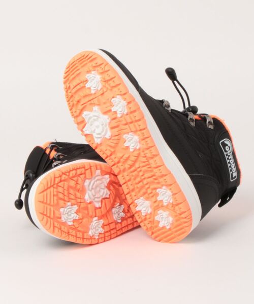 ASBee（アスビー）の「OUTDOOR SPORTS アウトドアスポーツ キッズ スニーカーブーツ 【防水】 ウィンターブーツ 1513（ブーツ・キッズ・ブラック/キャメル・19.0cm/20.0cm/21.0cm/22.0cm/23.0cm/24.0cm）」の3枚目の写真