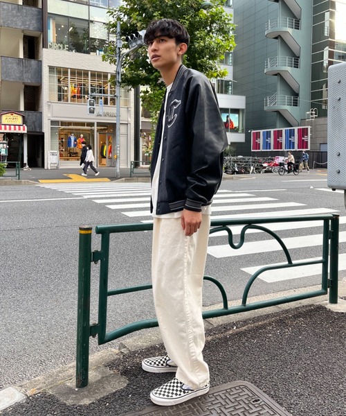 CIAOPANIC（チャオパニック）の「ウール混ワッペンスタジャン（スタジャン・メンズ・グレー/ネイビー・LARGE/MEDIUM）」の20枚目の写真