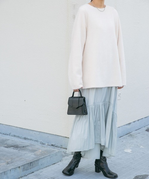 KBF（ケイビーエフ）の「ティアードキャミワンピース（ワンピース・レディース・グレー系その他/ブラウン/チャコールグレー・ONE）」の12枚目の写真