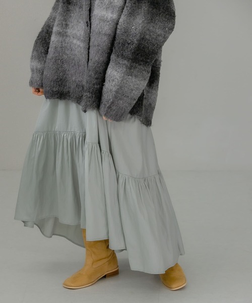 KBF（ケイビーエフ）の「ティアードキャミワンピース（ワンピース・レディース・グレー系その他/ブラウン/チャコールグレー・ONE）」の18枚目の写真