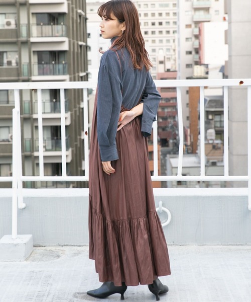 セール】ティアードキャミワンピース（ワンピース）｜KBF