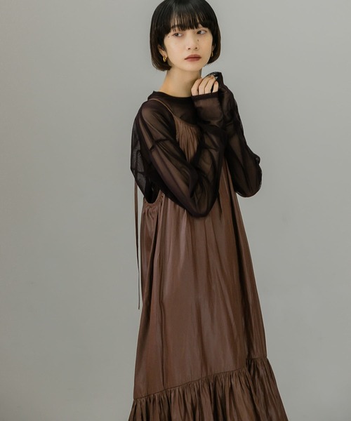 セール】ティアードキャミワンピース（ワンピース）｜KBF