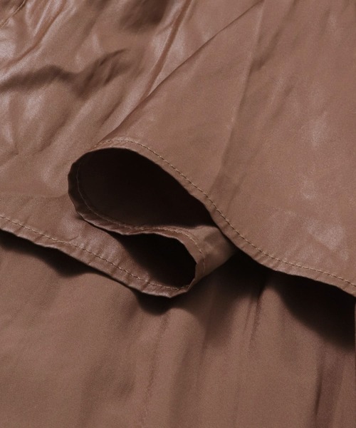 KBF（ケイビーエフ）の「ティアードキャミワンピース（ワンピース・レディース・グレー系その他/ブラウン/チャコールグレー・ONE）」の5枚目の写真