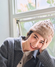 studio CLIP | リバーシブルフェイクファー付きニットワッチ(ニットキャップ/ビーニー)