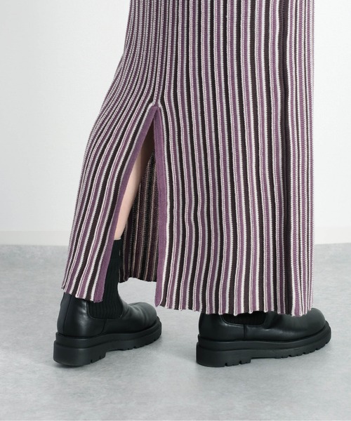 cepo（セポ）の「ストライプニットスカート（スカート・レディース・パープル/サックスブルー・M）」の20枚目の写真