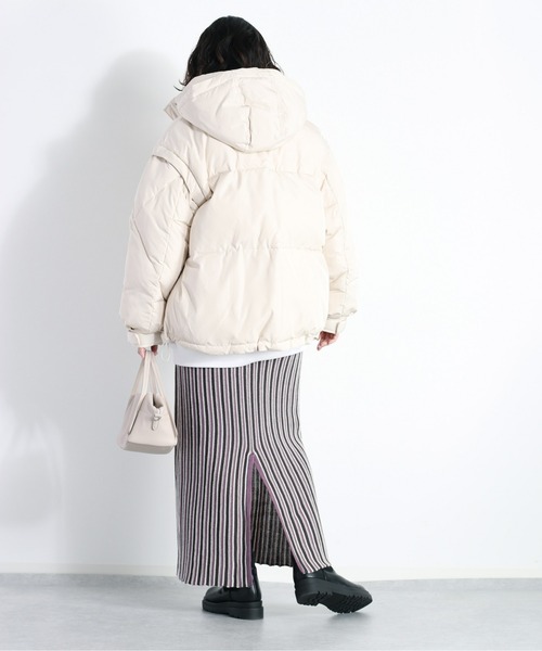 cepo（セポ）の「ストライプニットスカート（スカート・レディース・パープル/サックスブルー・M）」の18枚目の写真