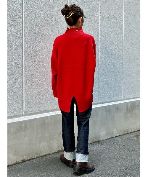 SOMETHING(サムシング)の「SOMETHING(サムシング)【レディース】「ELSA」スタンダードストレートパンツ(デニムパンツ・レディース・ダークインディゴブルー・26inch/25inch/30inch/28inch/27inch/29inch/31inch)」の14枚目の写真