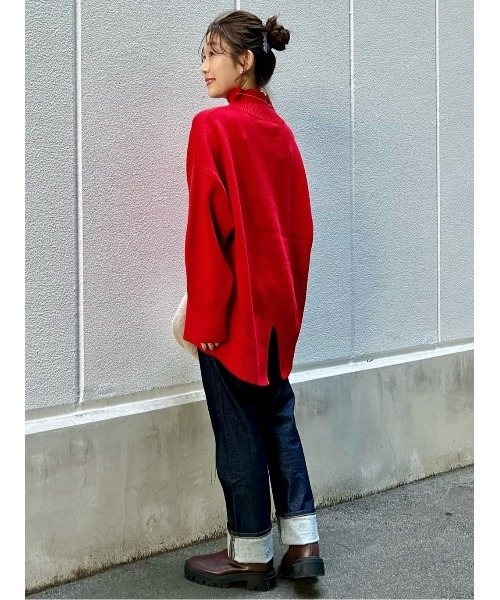 SOMETHING(サムシング)の「SOMETHING(サムシング)【レディース】「ELSA」スタンダードストレートパンツ(デニムパンツ・レディース・ダークインディゴブルー・26inch/25inch/30inch/28inch/27inch/29inch/31inch)」の13枚目の写真