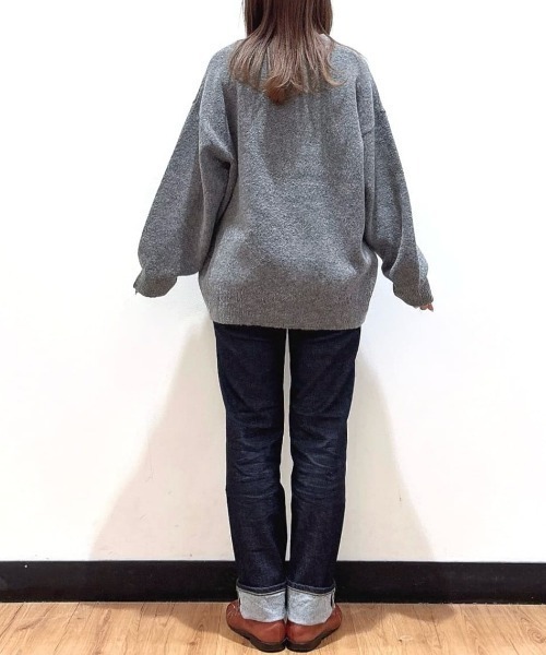 SOMETHING(サムシング)の「SOMETHING(サムシング)【レディース】「ELSA」スタンダードストレートパンツ(デニムパンツ・レディース・ダークインディゴブルー・26inch/25inch/30inch/28inch/27inch/29inch/31inch)」の22枚目の写真