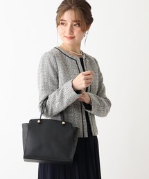 index | スクエアミドルボストンバッグ【2WAY】(ハンドバッグ)