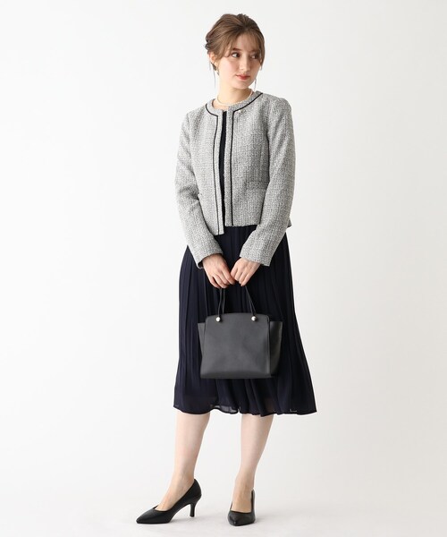 index（インデックス）の「◆スクエアミドルボストンバッグ【2WAY】（ハンドバッグ・レディース・サンドベージュ/ブラック・00）」の15枚目の写真