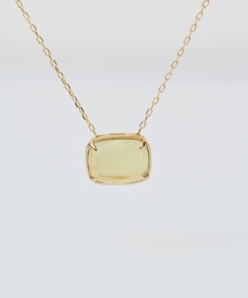 【ひろ】新品 sowi レモンクォーツ ペンダントトップ チャーム K10 sowi（ソーイ）の「K10 Treasure ペンダントトップ レモンクォーツ