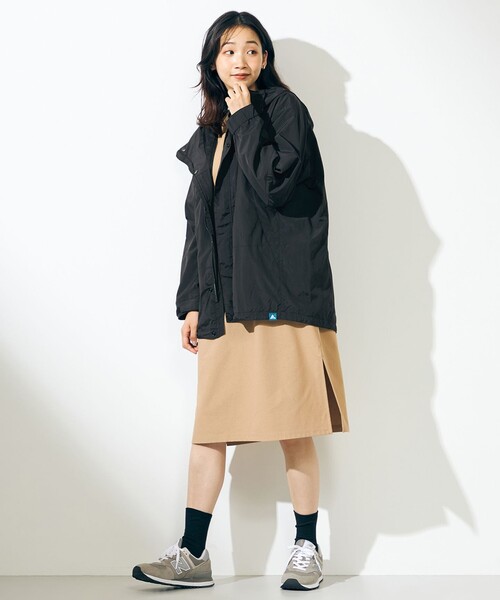 SHARE PARK（シェアパーク）の「【UVカット 】ロゴ半袖カットワンピース（ワンピース・レディース・ベージュ系/ホワイト系/オールドローズ系/ブルー系・SMALL/MEDIUM/X-SMALL）」の19枚目の写真