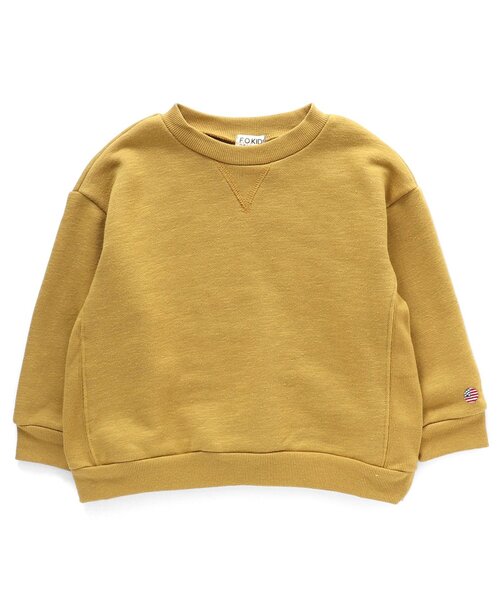 F.O.KIDS（エフオーキッズ）の「裏起毛ガゼットトレーナー（スウェット・キッズ・パープル/ブラウン/イエロー/ベージュ/ブルー/チャコール・100/130/80/90/120/95/110/140）」の6枚目の写真