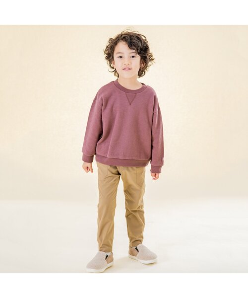 F.O.KIDS（エフオーキッズ）の「裏起毛ガゼットトレーナー（スウェット・キッズ・パープル/ブラウン/イエロー/ベージュ/ブルー/チャコール・100/130/80/90/120/95/110/140）」の7枚目の写真
