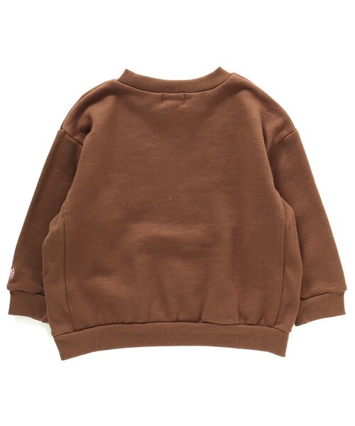 F.O.KIDS（エフオーキッズ）の「裏起毛ガゼットトレーナー（スウェット・キッズ・パープル/ブラウン/イエロー/ベージュ/ブルー/チャコール・100/130/80/90/120/95/110/140）」の11枚目の写真