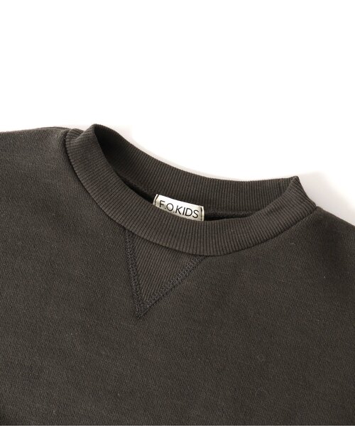 F.O.KIDS（エフオーキッズ）の「裏起毛ガゼットトレーナー（スウェット・キッズ・パープル/ブラウン/イエロー/ベージュ/ブルー/チャコール・100/130/80/90/120/95/110/140）」の15枚目の写真