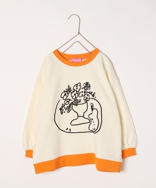 LOWRYS FARM（ローリーズファーム）の「ＬＳＢハッポウプリントプルオーバー　172966（パーカー・キッズ・ブラック/グリーン/アイボリー・150cm/110cm/130cm）」の14枚目の写真