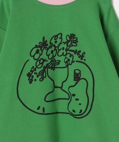 LOWRYS FARM（ローリーズファーム）の「ＬＳＢハッポウプリントプルオーバー　172966（パーカー・キッズ・ブラック/グリーン/アイボリー・150cm/110cm/130cm）」の17枚目の写真