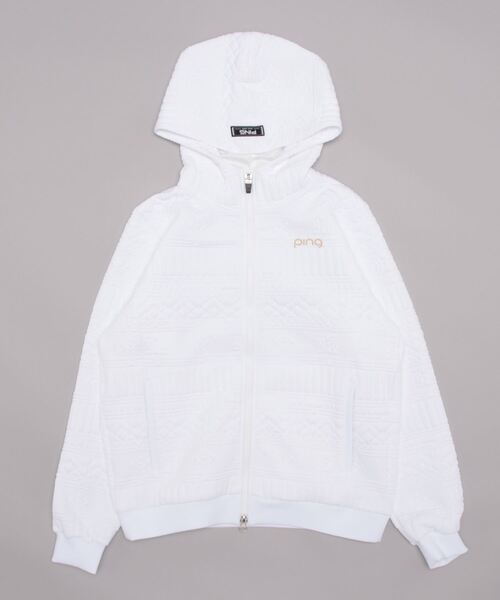 PING APPAREL】ネイティブ柄キルティングフーディ ＜NATIVE＞ (LADIES)