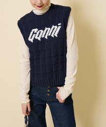 【GANNI/ガニー】 コットンロープベスト